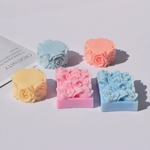 Molde de Silicone 3D Realista de Rosa com Design Floral em Relevo para Sabonetes Artesanais, Velas, Resina e Artesanato em Gesso - Product Image 1