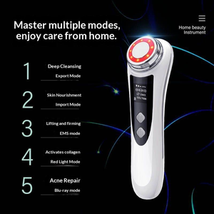 جهاز تجميل الوجه متعدد الوظائف 5 في 1، مزيل التجاعيد وتجديد البشرة ورفع الوجه للاستخدام المنزلي - Product Image 4