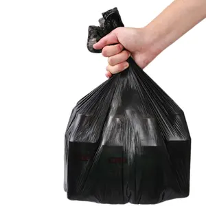 Rollo de bolsas de basura desechables de plástico 60l para el hogar