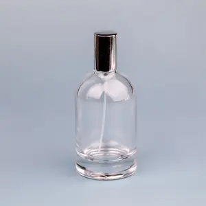 Botella de cristal de aceite de perfume de lujo, con tapa de pulverizador para embalaje cosmético, 100ml, envío directo de fábrica de China