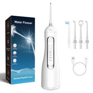 Irrigador Bucal Portátil Inalámbrico Recargable con Tanque de <span class=keywords><strong>Agua</strong></span>, 4 Modos de <span class=keywords><strong>Limpieza</strong></span> <span class=keywords><strong>Dental</strong></span> para Higiene - Product Image 1