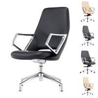 Chaise de bureau secrétaire rembourrée moelleuse ergonomique en maille de luxe à dossier haut