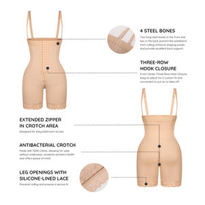 Hexin Logo Design <span class=keywords><strong>Bottom</strong></span> Anti bakterielle Butt Lifters Shape wear Bauch kontrolle Leggings Post-Surgery 4 Stahl knochen - Product Image 5