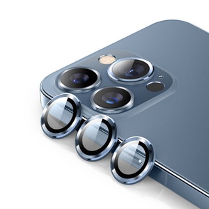 Oferta Especial: Protector de Lente de Cámara de Metal Colorido con Cristal Templado para iPhone 11, 12 Pro, 13 Pro Max, Cubierta de Lente de Cámara de Aleación de Aluminio - Product Image 1