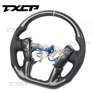 Volante de fibra de carbono personalizado para volante LED <span class=keywords><strong>Nissan</strong></span> Patrol Armada Y62 Y61 - Product Image 2