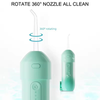 Hydropulseur électrique intelligent sans fil professionnel pour un nettoyage dentaire rapide et en profondeur, mini portable pour la maison et l'extérieur