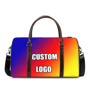 Bolso de viaje Unisex con pintura al óleo de flores, envío directo, estampado a pedido, bolso Wanderlust, bolso de viaje espacioso duradero para hombres - Product Image 5