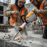 Marteau de démolition électrique 65A haute performance, très demandé