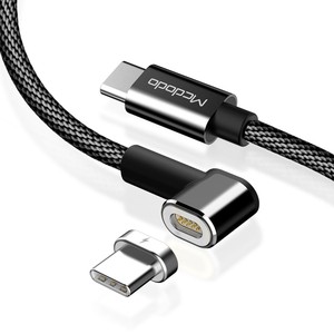 Mcdodo 360 rotar el codo derecho ángulo rápido <span class=keywords><strong>Charing</strong></span> <span class=keywords><strong>Cross</strong></span> datos 3,0 2 2m tipo C a tipo-c PD USB-C Cable Magnético - Product Image 2