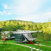 Capsule de Villa en acier modulaire, petite expédition, Portable, préfabriquée, fabricant d'hôtel