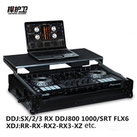 Estuche de vuelo de aluminio compatible con OEM, controlador de DJ de Pioneer, resistente al agua, a prueba de golpes, almacenamiento de EVA duradero para DJ
