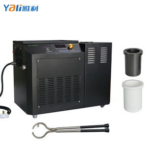Fourneau de fusion de métal 1600 degrés 1KG 220V, machine de fusion du fer, four à induction pour la fusion de l'or avec refroidisseur d'eau - Product Image 3