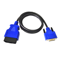 Professionnel personnalisé de haute qualité dernier câble universel OBD2 mâle 16pin DB25 DSUB 25 femelle pour le diagnostic de voiture personnalisé OBD II