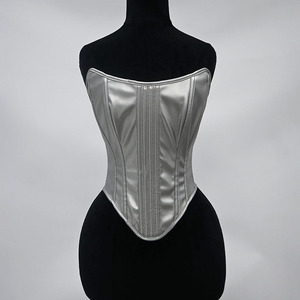 Corsés Metálicos Plateados para Mujer, Bustiers, Fajas Reductoras, Cinturones Moldeadores, Tops Corsé Bajo el Busto, Moldeadores de Curvas, Bustiers Modeladores - Product Image 6