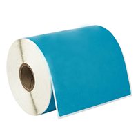Label PVC Tahan Air, Dapat Dicetak, Persegi Panjang, Perekat Sendiri untuk Penandaan Barang Logistik Gudang, Stiker Label PVC