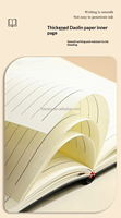 Ensemble de carnets de notes A5 à trois volets avec couverture en PU, stylo, recharge, clé USB, boîte cadeau, événements d'entreprise, logo personnalisé, branding