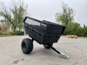 Mehrzweck-Outdoor-Metall-Schwerlast-Anhänger für LKW, Motorrad, <span class=keywords><strong>ATV</strong></span> und Camping mit Kippfunktion und 2 Rädern - Product Image 2