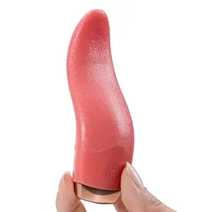 Vibrador sexual para mujeres, Juguetes sexuales con consolador y lengua sexy para el clítoris, sin cables, venta al por mayor