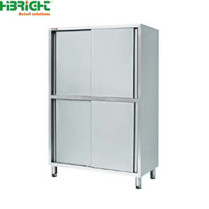 Professional Catering Maker Four-Door <b>Cupboard</b> 304 Stainless Steel Thickened Cabinet <b>Storage</b> for Hotel Restaurant - Product Image 1