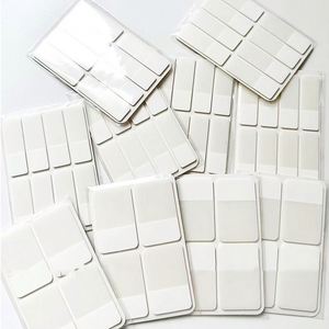 Idol Mini Card Writable Notepad Study Stickers 40/80/160 Sheets White Transparent Minimalist <b>Bookmark</b> Index Self-Adhesive - Product Image 4