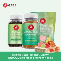 OEM Suppléments de fibres alimentaires en gélatine pour légumes Vitamines pour la santé intestinale pour adultes sous forme posologique Gommes à vitamines personnalisables