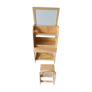<span class=keywords><strong>Tour</strong></span> d'apprentissage pour bébé réglable en intérieur, aire de jeux, jouet, cadre d'escalade pour enfants, grimpeur en bois Montessori avec marchepied - Product Image 4
