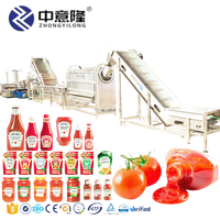 Ligne de production industrielle de conserves de tomates en conserve Machines Machine à sauce Ligne de production de concentrés de tomates