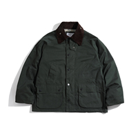 Parka de travail unisexe vintage classique pour la chasse, imperméable, respirante, coupe-vent, printemps, avec broderie et fermeture éclair