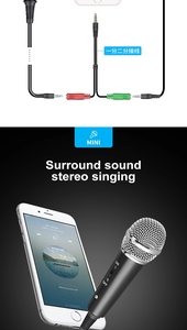 Mini grabación micrófono de condensador teléfono móvil micrófono 3,5mm Jack microfone para PC ordenador Karaoke micrófono para teléfono - Product Image 3