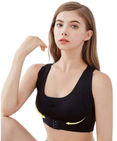 Soutien-gorge confortable pour femmes Soutien-gorge correcteur de posture sans couture sans fil Convertible Triangle Bralette rembourré Brasier
