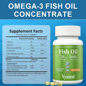 Complément alimentaire Omega 3 OEM/ODM pour une peau et des ongles sains, la fonction cérébrale, gélules d'huile de poisson certifiées, échantillon gratuit - Product Image 6