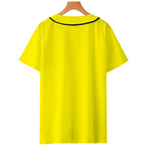 <span class=keywords><strong>T</strong></span>-shirts de <span class=keywords><strong>baseball</strong></span> personnalisés Fitspi en dropshipping, vente en gros, manches courtes, impression par sublimation, uniformes d'équipe Dry Fit - Product Image 4
