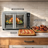 Four électrique à convection et grill de comptoir en acier inoxydable 304 pour cuisine domestique, idéal pour rôtir et griller - Usine JingXin