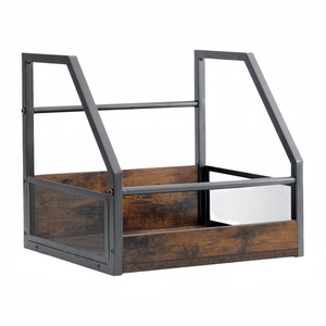 Organisateur de stockage de disques vinyles empilable Support <span class=keywords><strong>mural</strong></span> LP Crate Album Présentoir <span class=keywords><strong>CD</strong></span> Supports pour livres et musique - Product Image 2