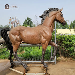 Escultura de Caballo Árabe en Bronce Fundido, Precio de Fábrica TREVI China, para Decoración de Granjas <span class=keywords><strong>y</strong></span> Exteriores - Product Image 6