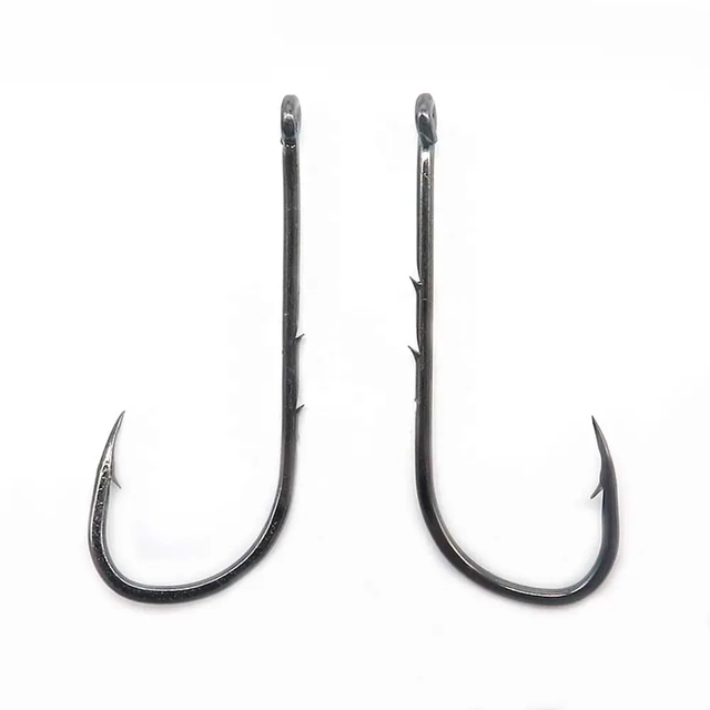 Newbility Hot Sale 50pcs Per Bag High Carbon Steel Bait Holder Fishing Hook for Freshwater Saltwater