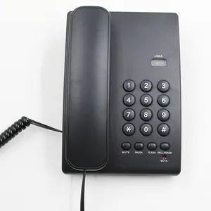 Telefone fixo com função básica preço bom, conjunto de telefone com número de contato, linha única, escritório, telefone