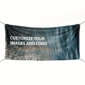 Custom Digital Printed PVC Vinyl Mesh Fence <b>Banner</b> Waterproof Outdoor Portable Tradeshow <b>Banners</b> - Product Image 3
