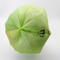 Sacs poubelles biodégradables imprimés sur mesure, sacs poubelles extra résistants pour les déchets alimentaires et le recyclage, prix de gros