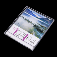 Support de calendrier en plastique YUZMEI 2026, support de présentation, porte-menu, support de menu, base de présentation de table, calendrier de bureau, support de présentation de photos