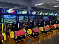 Machine de jeu d'arcade de course, simulateur, console de compétition, jeu vidéo, machine de divertissement à pièces, adultes, métal