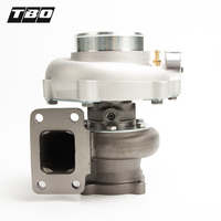 Turbocompresseur TBO G35-1050(GT) à roue de compresseur en aluminium avec double roulement à billes en céramique, AR 0.63 T3 4 boulons, neuf, universel