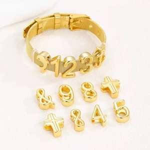 Pulsera Deslizante con Corazón de Circonitas Cúbicas Micro Pavimentadas, Linda Pulsera de Malla de Acero Inoxidable Chapada en Oro para Mujeres <span class=keywords><strong>y</strong></span> Niñas, Accesorios de Joyería - Product Image 4