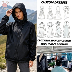 Veste coupe-vent à capuche pour femme, tendance et polyvalente, fermeture éclair, vêtements d'extérieur décontractés pour la randonnée, le camping, les excursions en montagne - Product Image 1