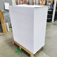 Rouleaux de papier A4 blanc, rouleaux géants de papier de copie, rouleaux géants pour découper du papier A4, luminosité 102 %
