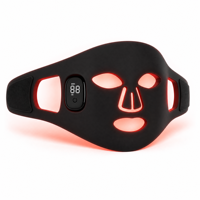 Masque facial LED rechargeable EYCO, lumière rouge, masseur facial portable, masque facial sans fil USB pour spa à domicile