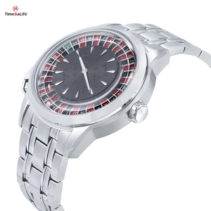 นาฬิกาหมุนวงล้อรูเล็ตสำหรับผู้ชาย, รุ่นหรูหราจำนวนจำกัดมีปุ่มหมุนดิสก์การพนันอัตโนมัติ - Product Image 3