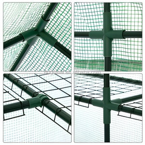 Invernadero de Jardín Tipo Túnel Plegable, Ecológico y Moderno, con Cubierta de PE Anti-UV, 12 Estantes, Fácil de Instalar - Product Image 3