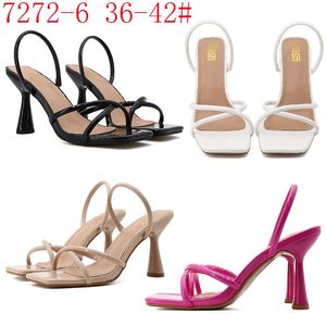 Tacones Altos TKA Dropshipping, Zapatos de Tacón Stiletto con Punta Cuadrada y Diseño Slingback para Mujer - Product Image 6
