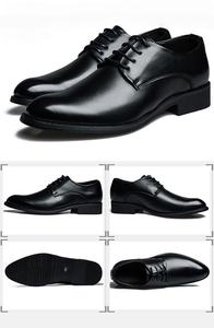 Men's Glossy Casual <b>Shoes</b> Anti-Slip <b>Function</b> Summer and Spring Fashion Business Casual Genuine Leather and Painted Leather - Product Image 4